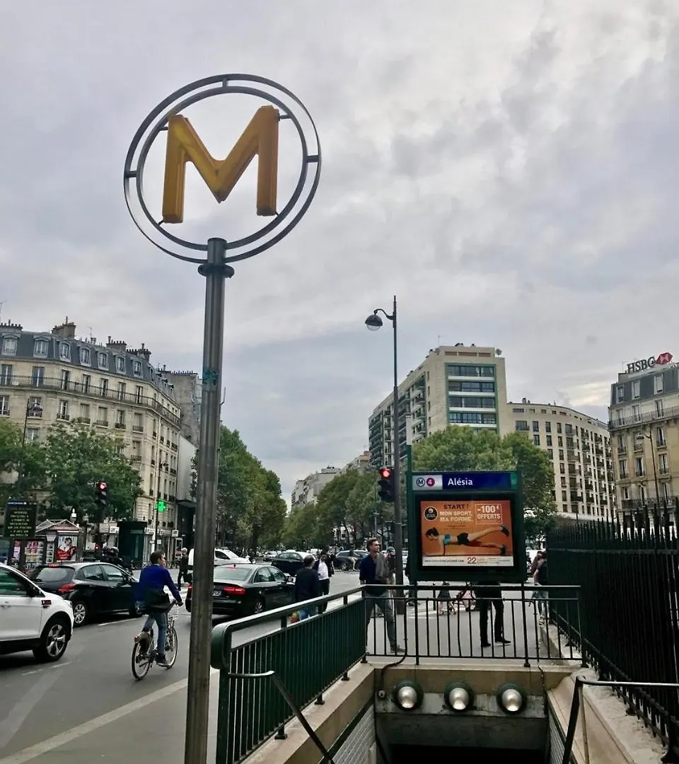 Paris-Alesia Super Appartement 2 Pieces De 39M2 - Tres Cosy Pour 1 - 5 Personnes Totalement Refait A Neuf -Entire Apartment Luxurious And Warm -Paris Alesia 14Eme - Proche Aeroport Paris-Orly - Parc Des Expositions Porte De Versailles Free Wifi Gratu  Paris